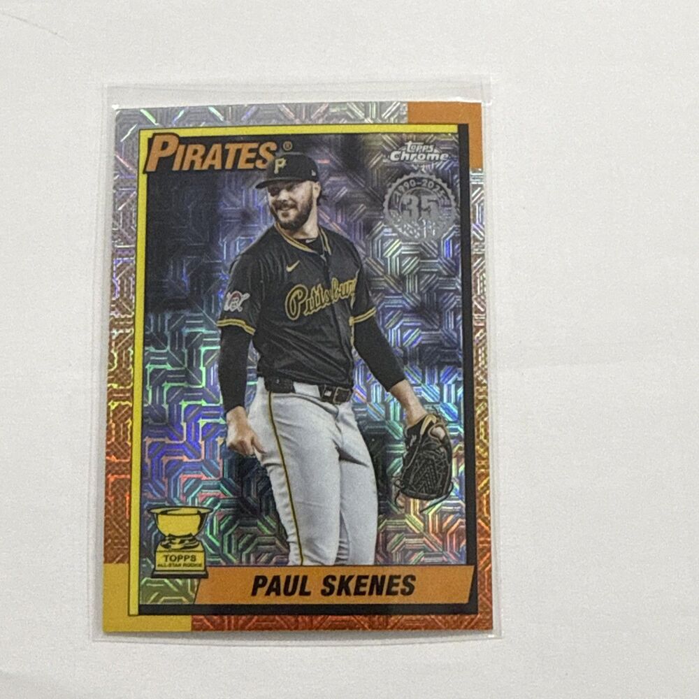 2025 Topps Chrome Update Silver Pack 1990 All Star Rookie Cup #1 Paul Skenes